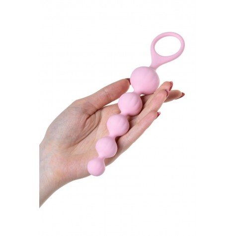 Набор из 2 цветных анальных цепочек Satisfyer Beads