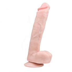 Телесный фаллоимитатор Realistic Dildo - 26,5 см.