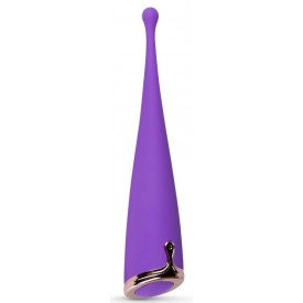 Фиолетовый клиторальный вибратор The Countess Pinpoint Vibrator - 19 см.